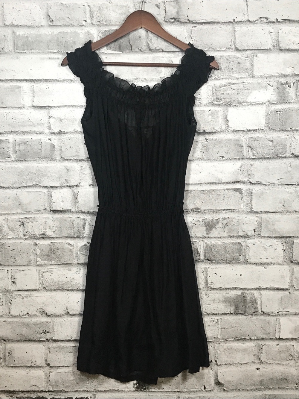 Robert Rodriguez Women’s Black Off-Shoulder Dress